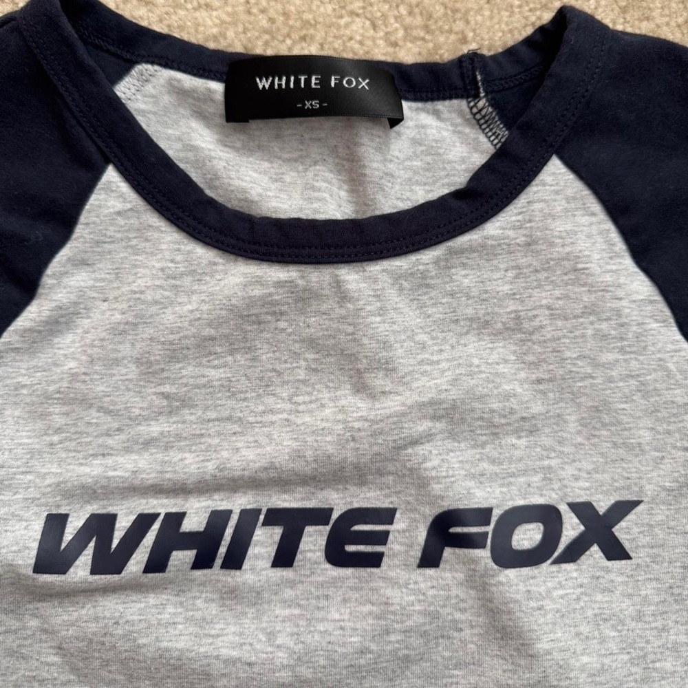 Gray and Black Raglan Tee - Picture 2 of 3